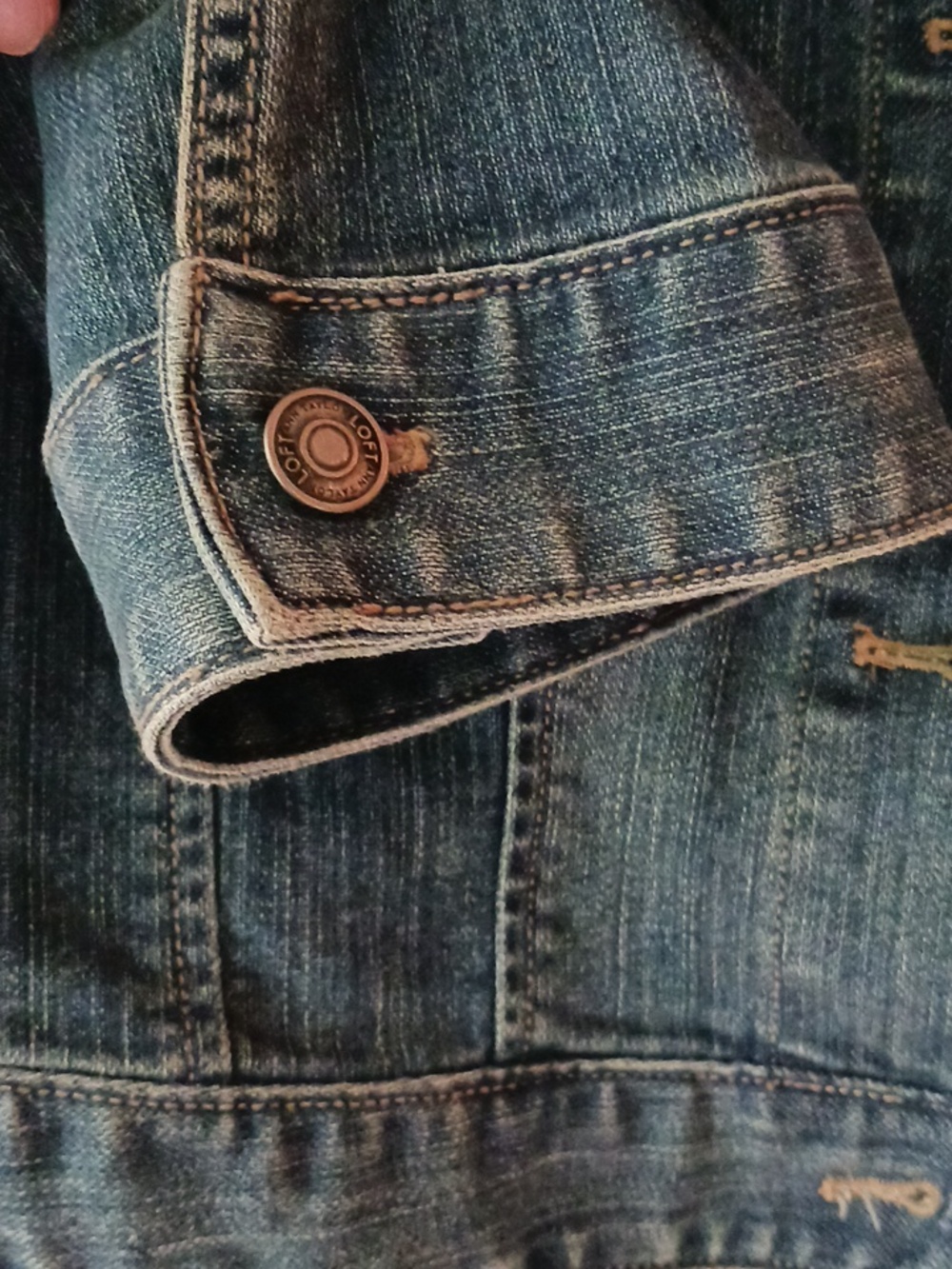 Blue Jean Jacket Button-up - Picture 4 of 10